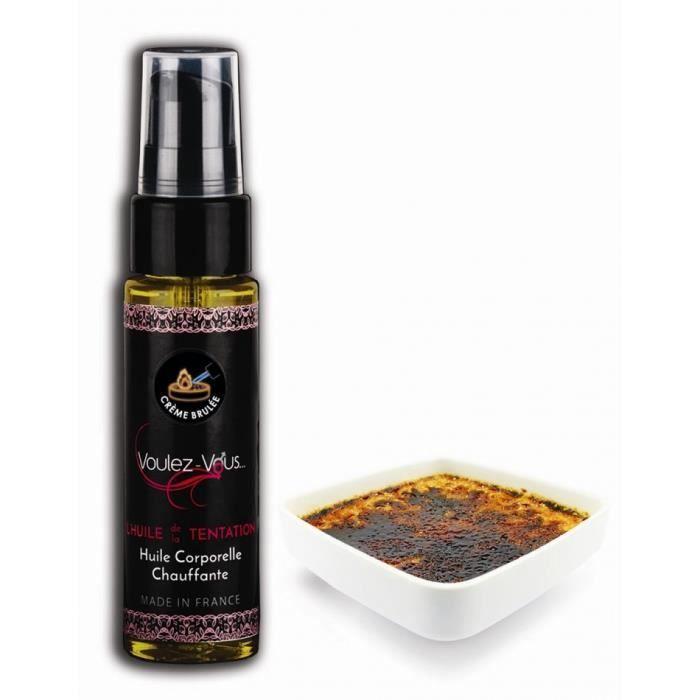 Huile de la Tentation Saveur Crème brulée - 35 ml - mixte / adulte Crème Brulée