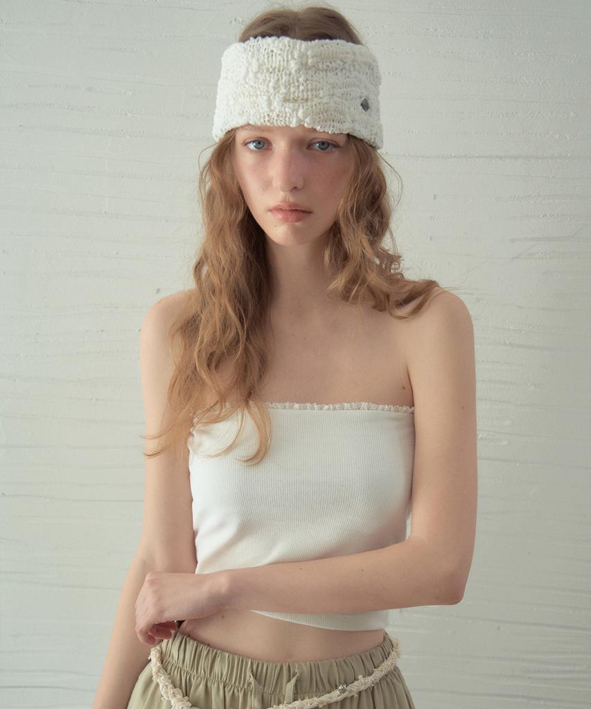 Ournostalgia Flower Shell Hairband_White(O26Acc06)