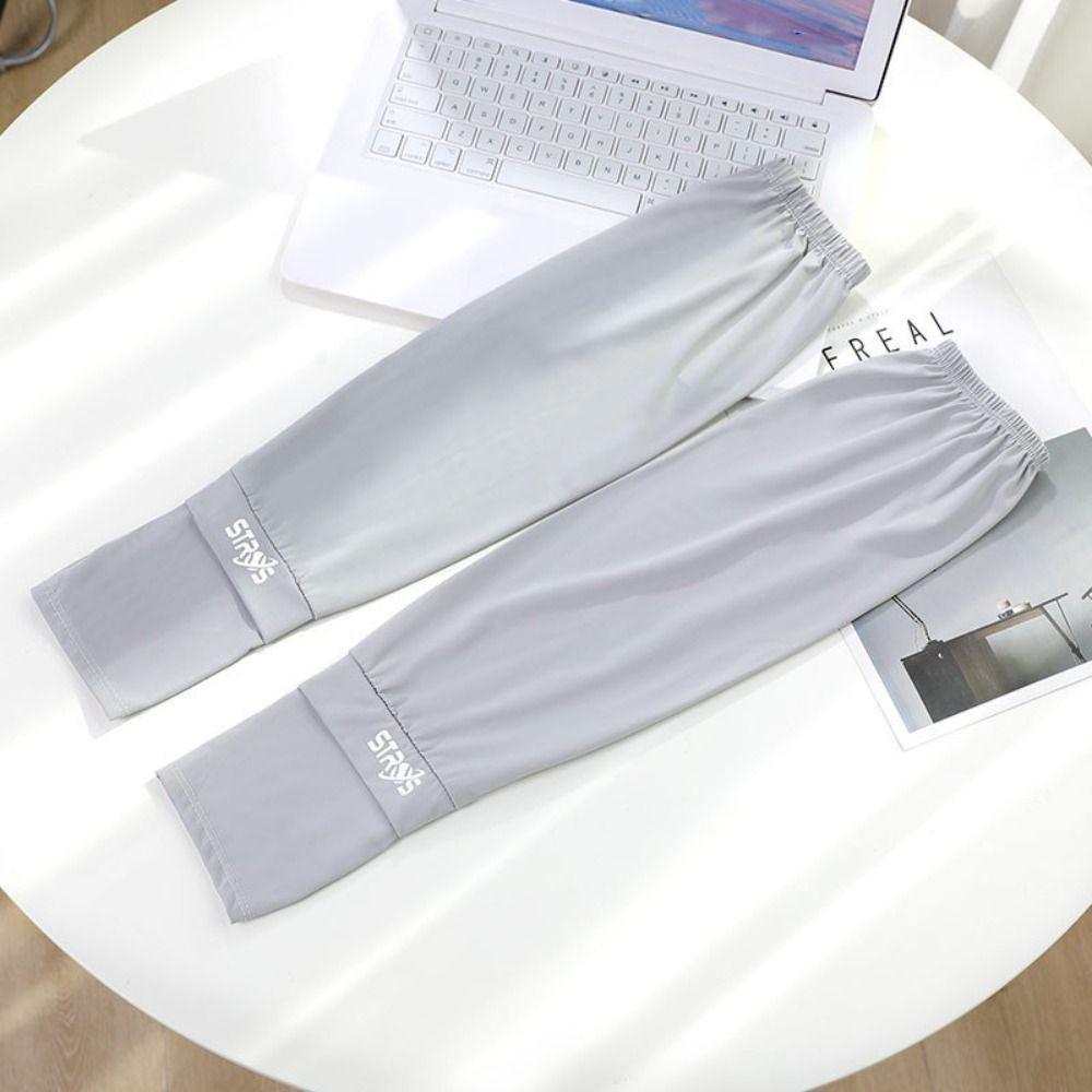 UV Insulation Sunscreen Arm Sleeve Loose Cycling Gloves Elastic Ice Silk Sleeves  Summer