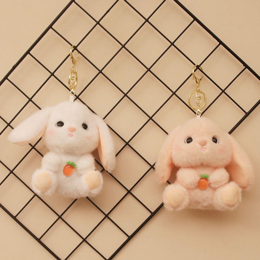 Plush Doll Plush Bunny Keychain Animal Bear Rabbit Bag Pendant Boys and Girls