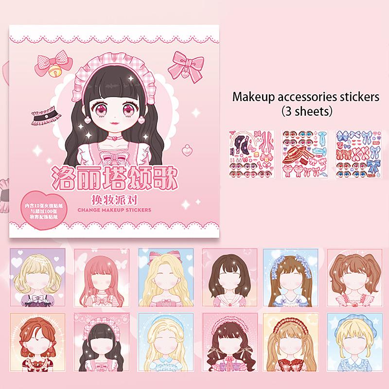 Changeover Sticker Hand Book Hand Book Guka Sticker Princess Toy Book Stickers
