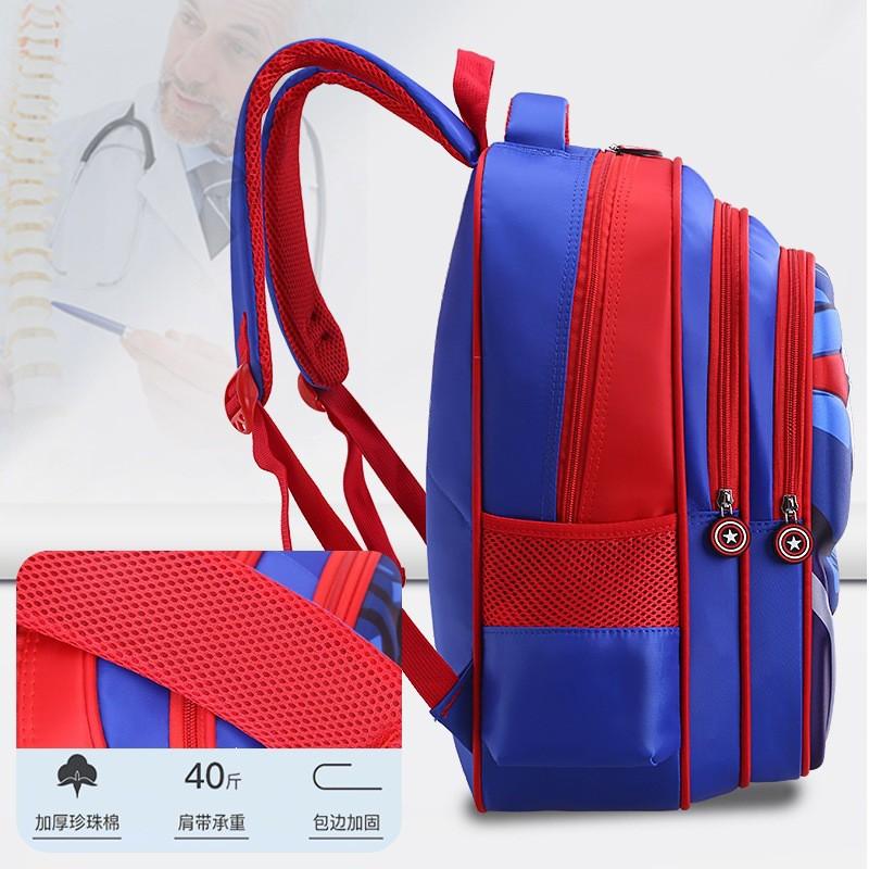 Kids School Backpack Boys 6-9-12 Years Old 14/16 Inch 3D Hard Shell Cartoon Design With Air Cushion Straps