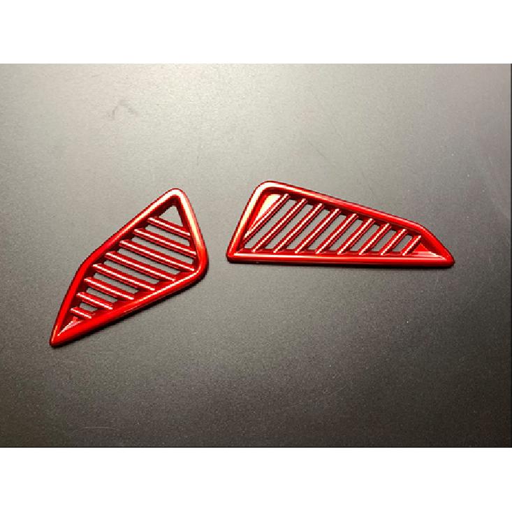 For TOYOTA COROLLA - Dashboard Air Vent Cover Trim Bright red 2pcs
