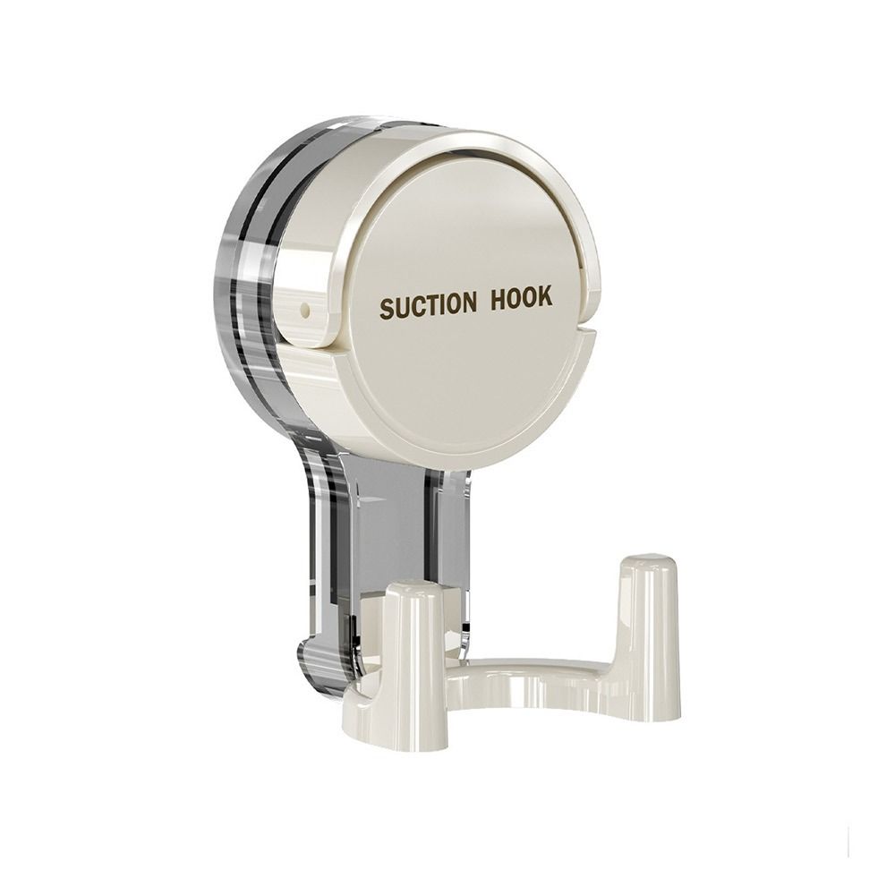 Multifunctional Suction Cup Double Head Hooks Rotating Towel Hook  for Bathroom Hanging Paper Towel