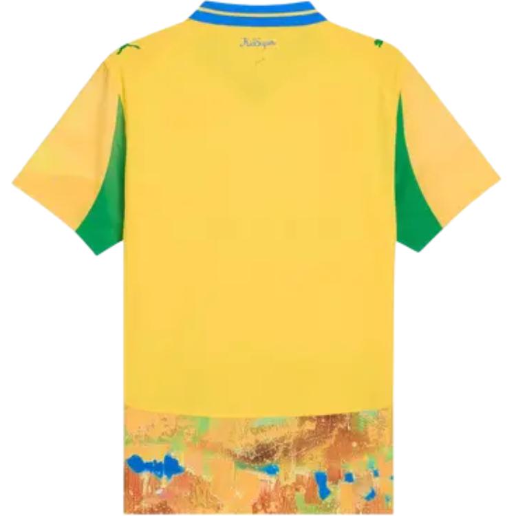 Puma Maglia Replica X KidSuper MSFC (Mamelodi Sundown) Top da uomo Giallo Pallido/Verde Veloce 782738-22