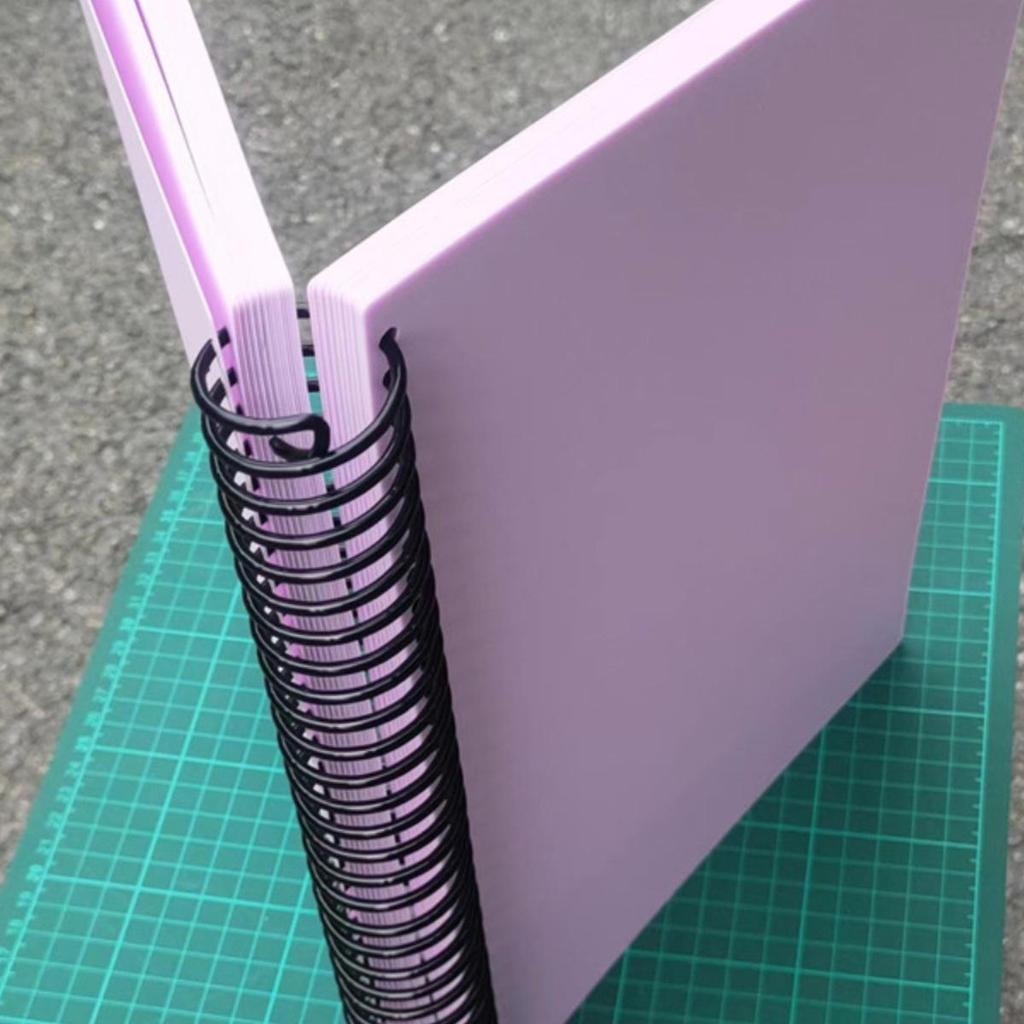 Xiao Black Transparent Spiral Coil for Large Capacity Book Binding