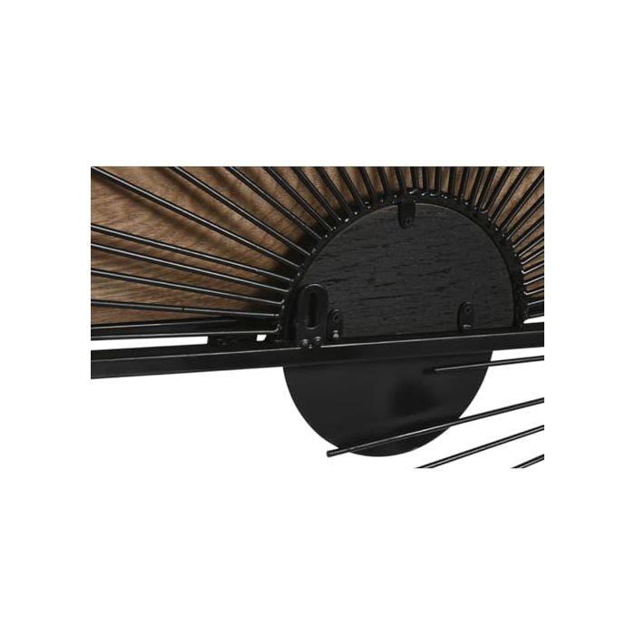 Wandregal aus Metall MDF - Home ESPRIT - Naturschwarz - 70x12x51 cm - Mehrfarbig - Einheitsgröße - Modernes Design