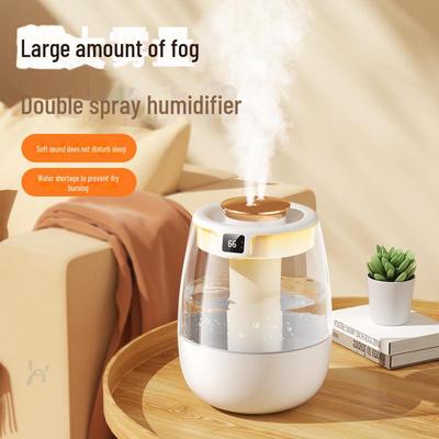 USB Portable Desktop Humidifier: Large Capacity, Mini Air Purifier, Ideal for Home, Bedroom, Office with High Mist Output