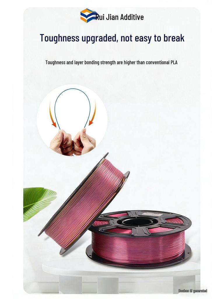 PLA+ 1.0 Matte 3D Printing Filament, 1.75mm, 1kg