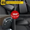 AOMSAZTO Armrest Covers For Corolla 2014- Black Console Cushion For Corolla