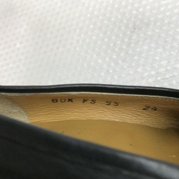 Regal Scarpe col tacco mocassino da furgone in pelle 24 scarpe eleganti nere made in Japan(USATO)