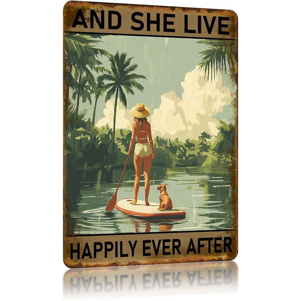 Vintage Antique Style Logo Metal Tin Sign Retro Wall Poster