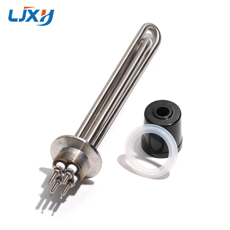 Elemento de aquecimento tubular de imersão de 1,5 polegadas e 50,5 mm com braçadeira tripla 220 V 1,5 kW/2,5 kW/3,5 kW/5,5 kW, aquecedor de água resistente à infusão