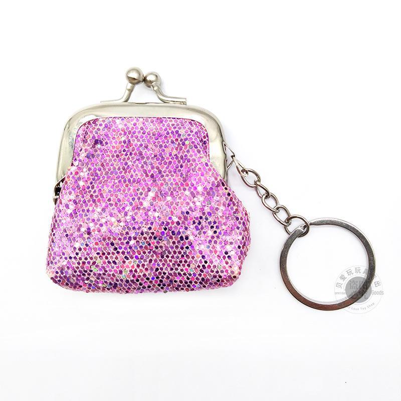 Women's Sequin Keychain Travel Bag: Coin, Cable, Cosmetic Storage