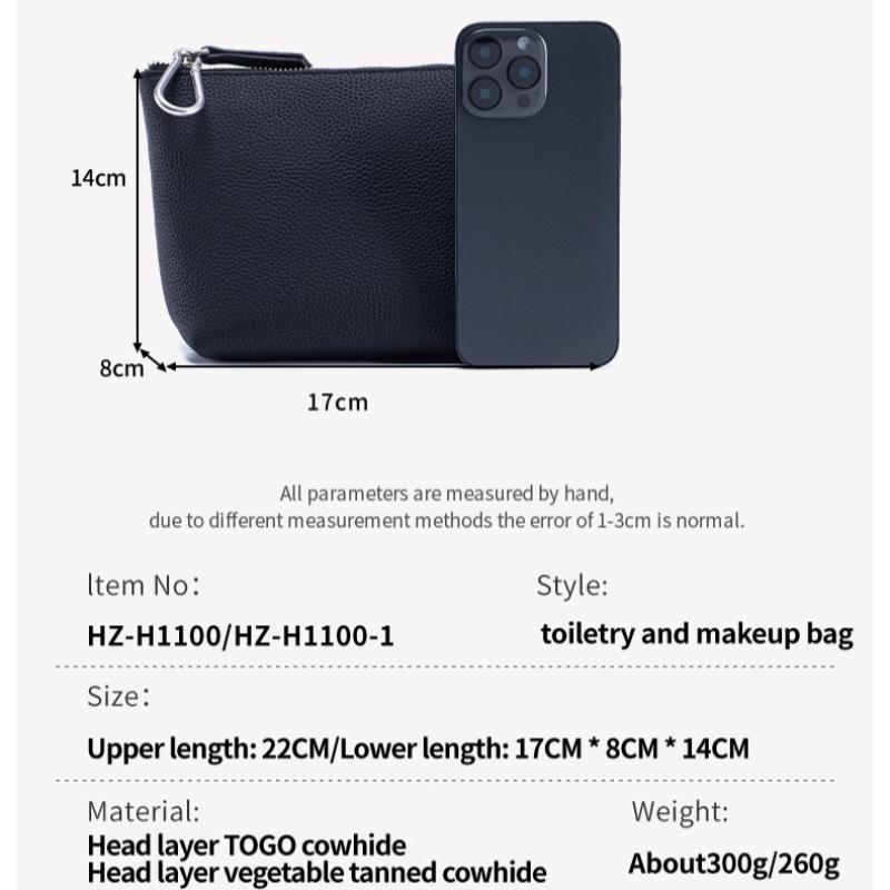 Kosmetiktasche, Kleine Leder-Kosmetiktasche für Handtasche mit Aufhängeschnalle, Reise-Kosmetiktasche für Lippenstifte, Münzen, Kreditkarte