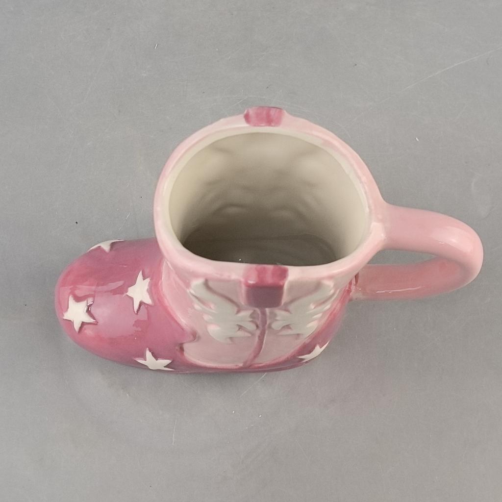 Creative Personality Ceramic Halloween Shoes Modeling Cup Christmas Boots Modeling Mug Home Storage Vase