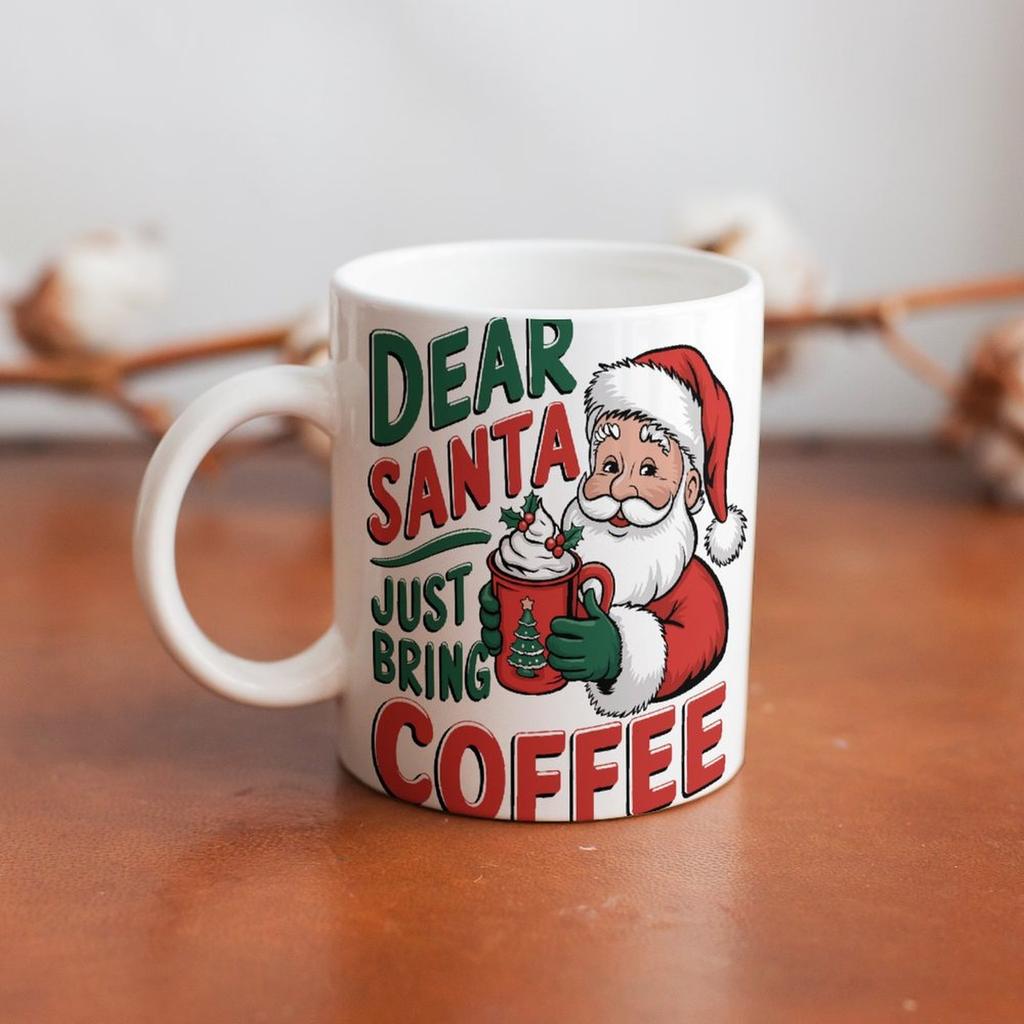 1pc 11oz blank ceramic mug, double-sided printed drink cup, refined finish, strong bottom, modern simple design for home spaces and workplace