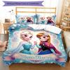 3pcs Custom Name Elsa Bedding Set Duvet Cover Closure Includes 1 Duvet Cover & 2 Pillowcases, Soft and Comfortable for All Seasons.