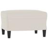 Footstool Cream 60x50x41 Cm Velvet