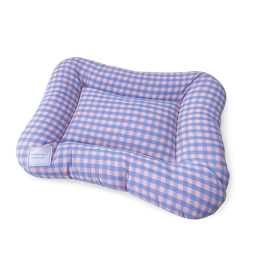 Macaron Plaid Dog Cushion Non-slip Pet Mattresses Breathable Cat Mat for Cats and Dogs