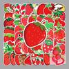 50pcs Strawberry Graffiti Cartoon Fruit Stickers for DIY Skateboard, Luggage, Guka Diary.