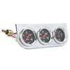 2in Triple Gauge Set 3‑In‑1 Wassertemperatur Öldruck AMP Meter Universal für 12V Auto Boot LKW