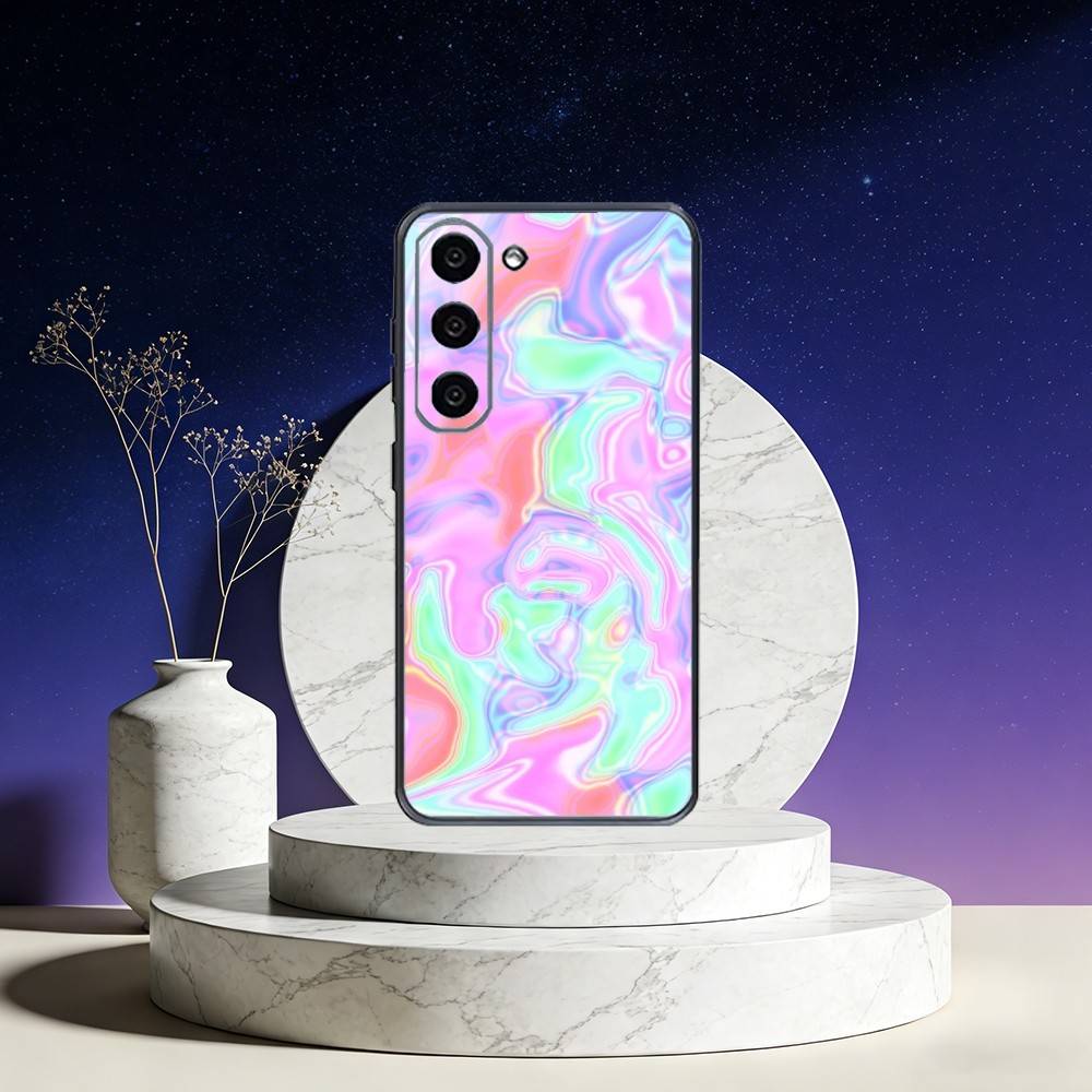 Laser Style Phone Case For Samsung Galaxy A73,A72,A71,A70,A53,A52,A51,Others Soft Black Cover