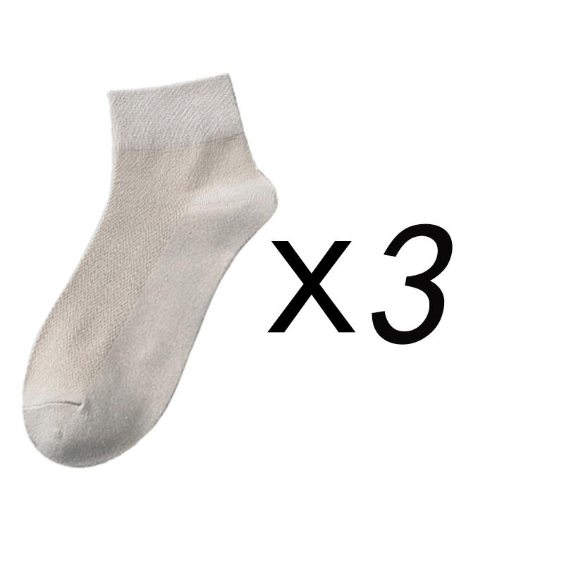 3 Pairs/Lot Men's Cotton Socks High Quality Casual Breathable Male Comfortable Business Soft Simple Fashions Ankle Socks