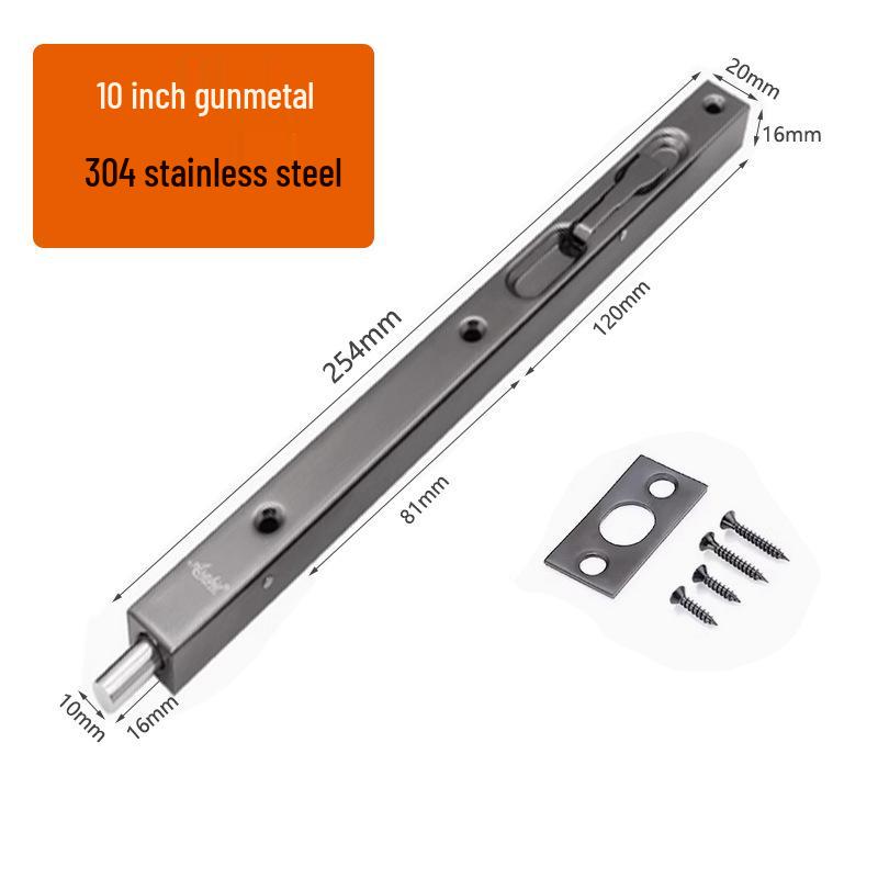 Stainless Steel 304 Concealed Heaven & Earth Fire Door Bolt - 1 Meter Extension