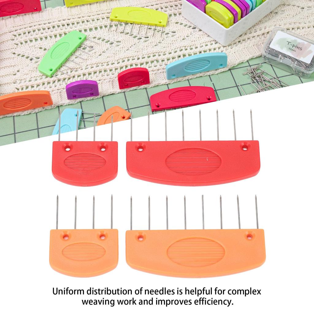 20 Knit Blocker Stainless Steel and for Precise Evenly Spaced Fixed for Various Knitting Home Lace Knitting Tools Combs, Plastic, Shaping, Needles,