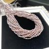 1String, Purple Natural Freshwater Pearls, Handmade Rice Pearl Beads for Jewelry Making DIY Necklaces, Bracelets Crafts (Beads 2.8-3.2mm, Length 36cm)