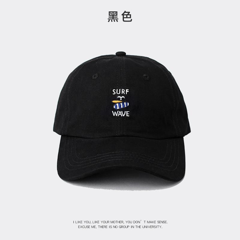 Baseball Monochrome Classic Cap For All Seasons Youthful And Sunprotective