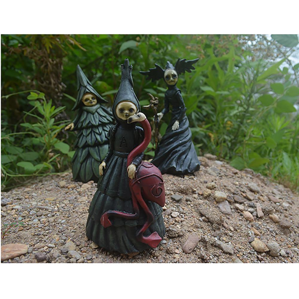 Halloween Statue Witches Halloween Decoration Horror Props Hot Sale