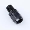 AC PERFORMANCE Female -6 AN Swivel To Male 1/4" NPT Thread Fuel Hose Fitting Aluminum Black