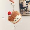 Cute Simulated Food Plush Pendant Fun Children's Doll Creative Keychain Sandwich Pendant Bag Hanging Decoration
