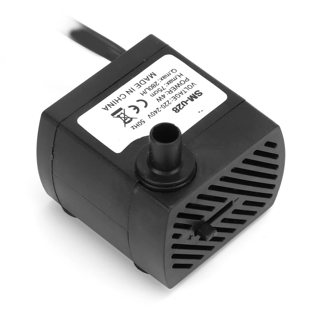 Small Submersible Pump Quiet and WearResistant Fish Tank Fountain Submersible Pump 4W