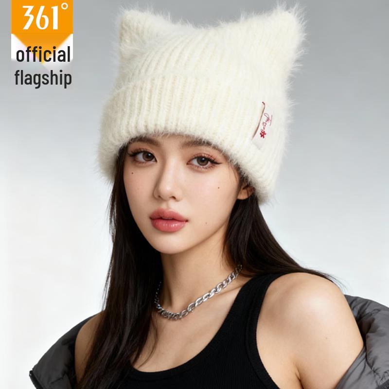 

Женская шапка-бини 361° с кошачьими ушками One Size (56-60cm)