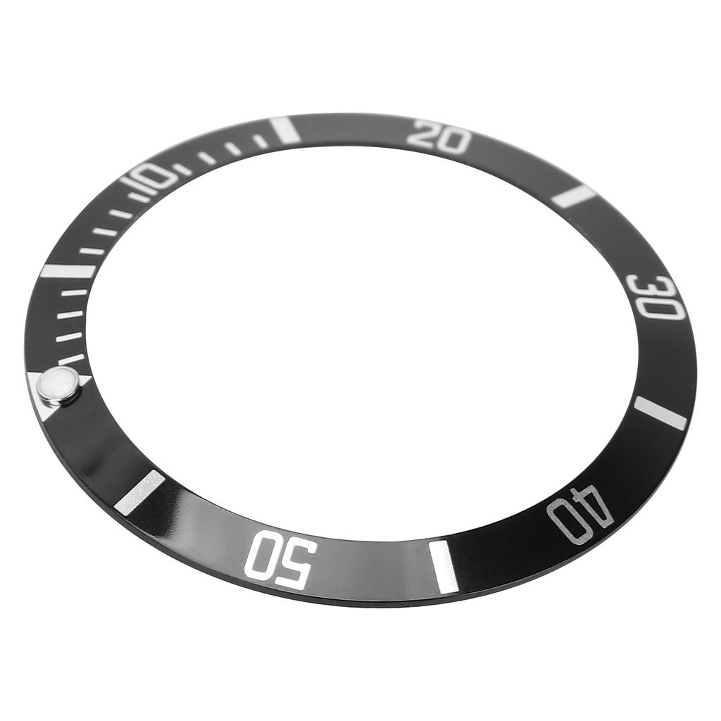 Professional Wristwatch Bezel Insert Loop Replacement Watch Bezel Insert Ring AccessoryBlack