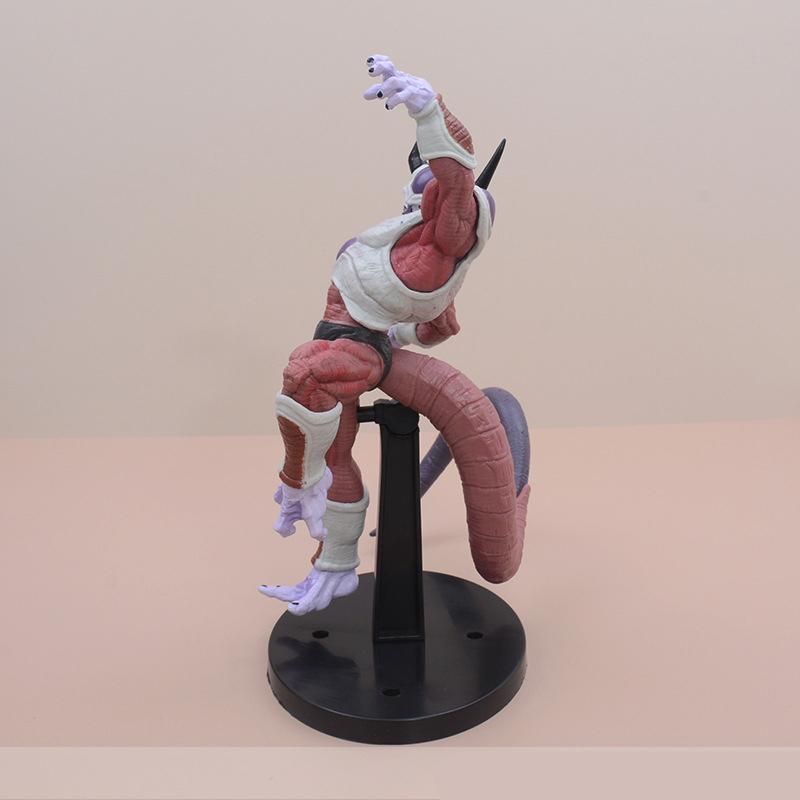 22CM Anime Dragon Ball Frieza Figure Model King Tenkaichi Budokai 2 Battle Frieza Terrifying Muscle Fascial Man Model Action Toy