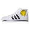 Adidas Neo Bravada Mid Smiley Durable Non-Slip Lightweight High-Top Skate Shoes Men Skate Shoes White Yellow Black G54949