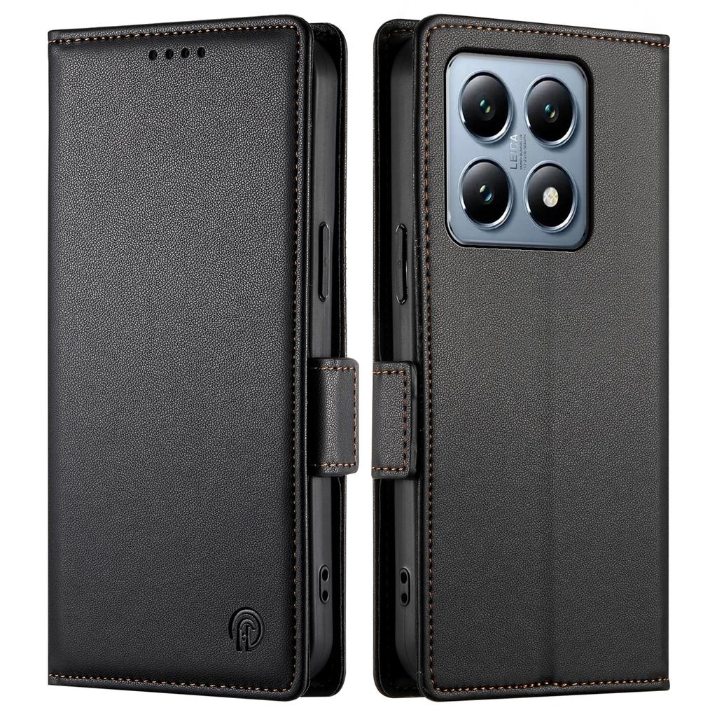 DF-010 Für Xiaomi 14T Pro Ständerhülle PU Leder Brieftasche Handyhülle