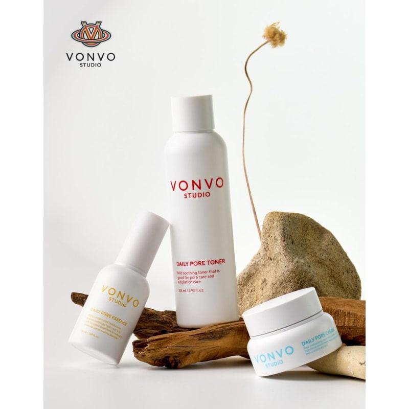

Daily Pore 3-piece set (toner 200ml + essence 50ml + cream 50ml) / for sensitive skin / patented pore tightening / whitening effect