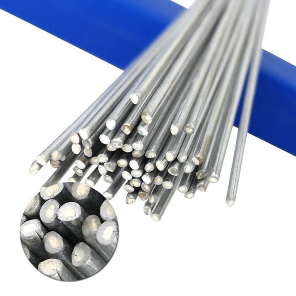50Pcs Aluminum Welding Rods 1.6/2.0mm Low Temperature Easy Melt Welding Wire Kit Flux Core For Soldering Repair Tools