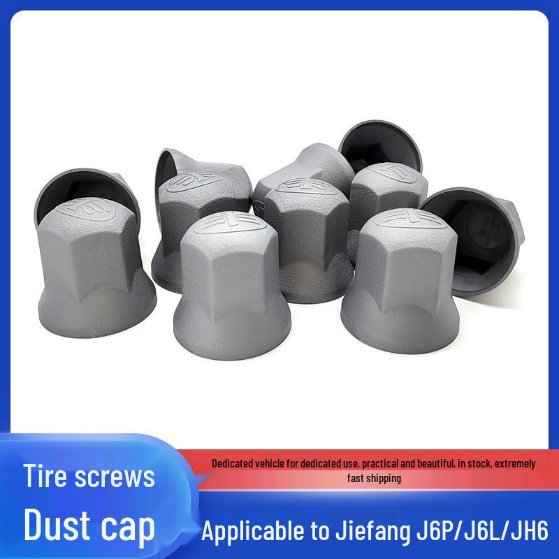 

J6PJH6 Long V Han V Tire Screw Cap Dustproof Decorative Nut Cover for Truck Hub