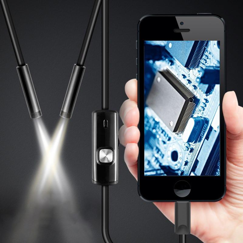 Usb Borescope Endoscope With Phone Connection Portable Visual Inspection Tool