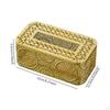 Elegant Serving Tray And Tissue Holder Set for Dining Room Bedroom Bathroom Home Party Jewelry