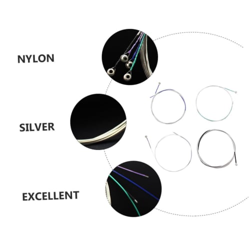 Ibasenice Cello String Set, Steel, 4 Strings, for Performance