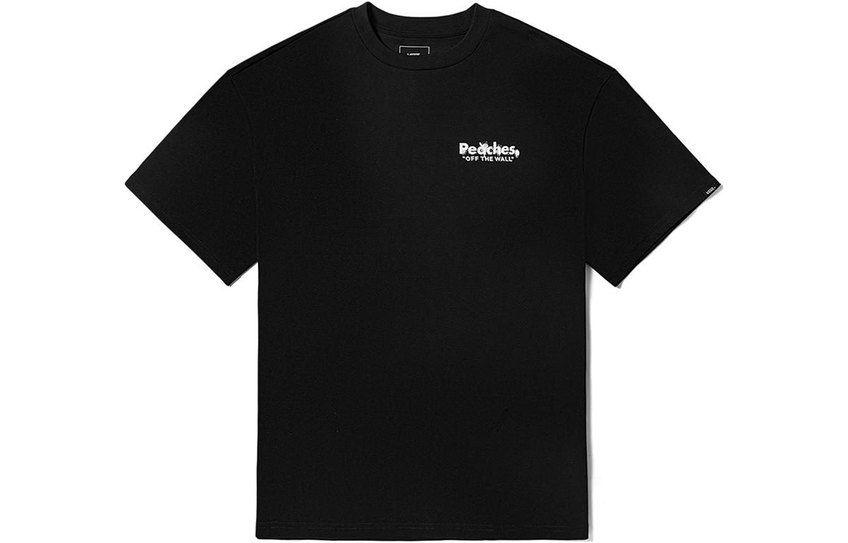 Vans Peaches Collaboration Drop Shoulder Sleeve T Shirt Women s Black VN000FPDBLK M