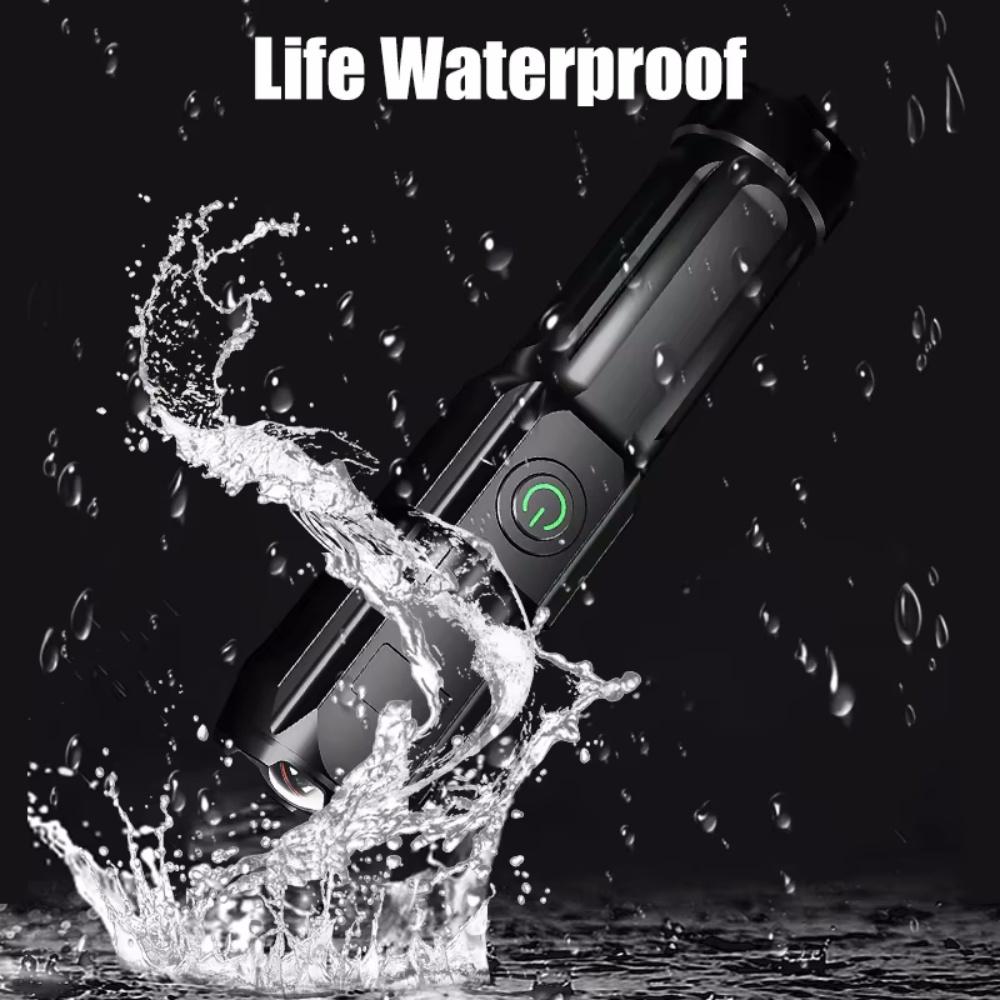 Flash Light Portable Rechargeable Spotlights High Power Rechargeable Led Flashlight Camping Ultra Powerful Flashlight Lamp Work