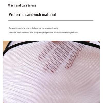 Sac à Linge Chaussures Multifonction: Filet Durable et Épais pour un Entretien Facile des Chaussures en Machine à Laver